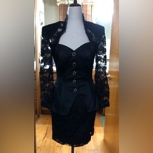Satin & Lace 2-piece suit